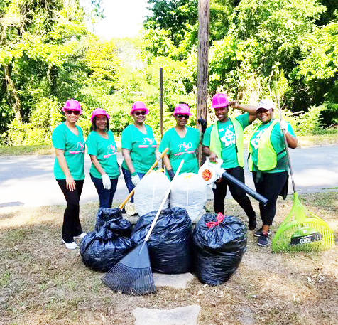 AKA, First Sisters Outreach adopt a spot
