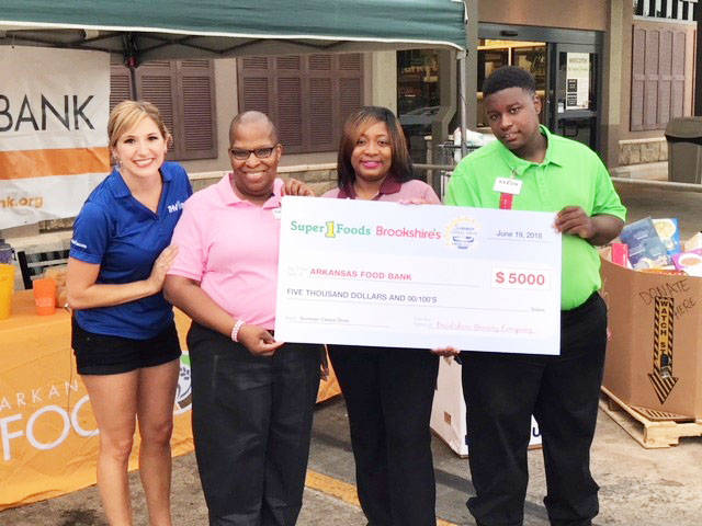Brookshire donates $5,000 to cereal drive at Pine Bluff event