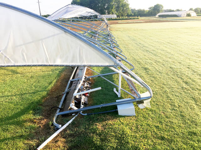 Severe storm damages turfgrass research, cancels field day
