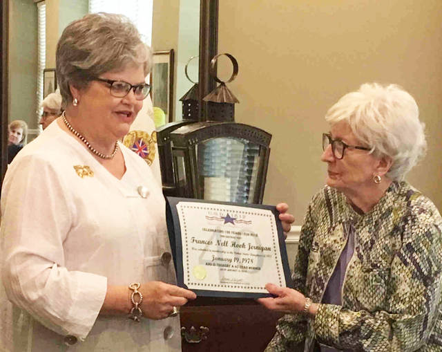 U.S.D. 1812 honors 40-year member Frances Jernigan