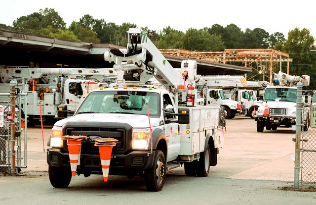 Entergy sends help prior to landfall of Hurricane Florence
