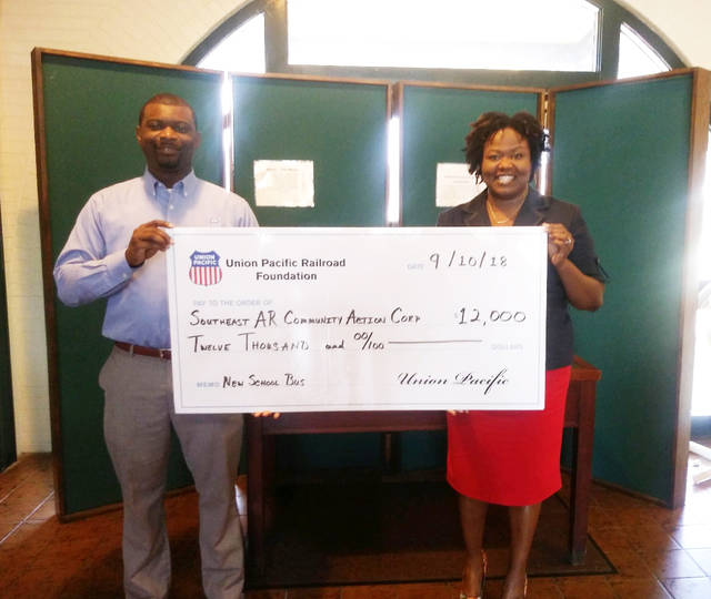 Union Pacific’s $5.9 million in grants include Southeast Arkansas