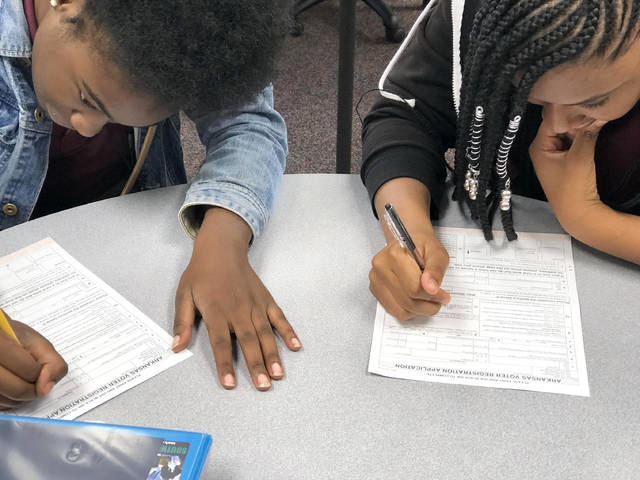Dollarway students learn about voter registration