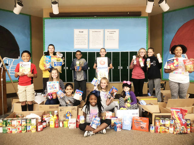 Taylor Elementary food drive