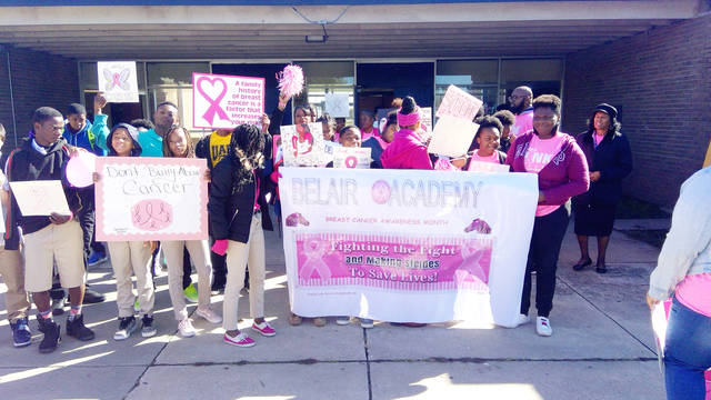 Belair Academy event spotlights breast cancer awareness