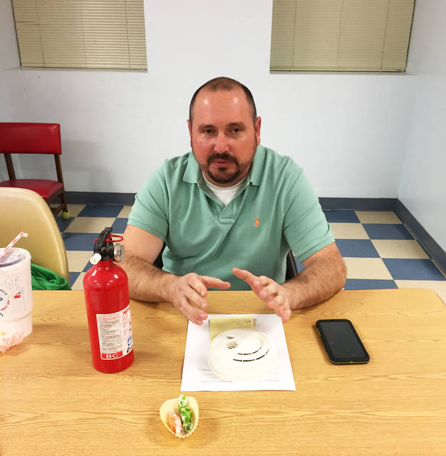 White Hall Willing Workers learn about fire safety