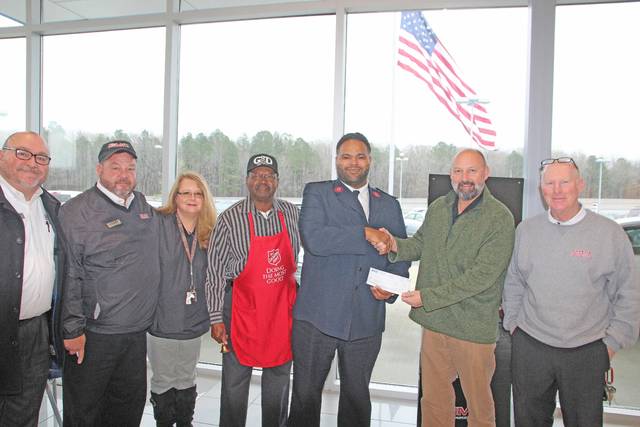 Smart Chevrolet makes donation to Salvation Army
