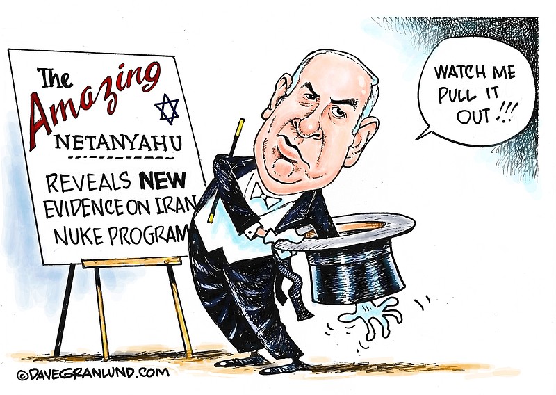 Granlund cartoon: The Amazing Netanyahu | Northwest Arkansas Democrat