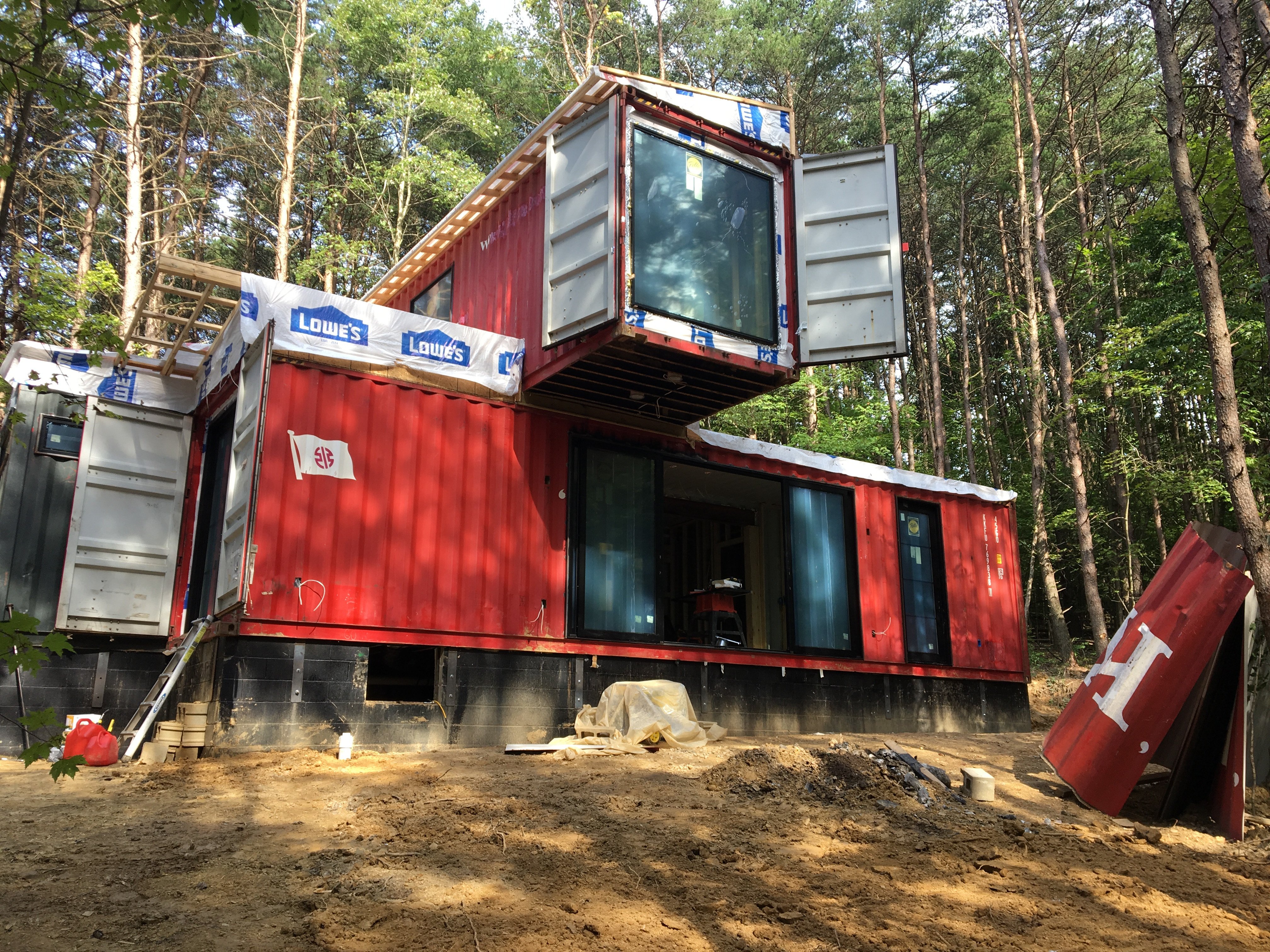 Travel: Camping in shipping containers