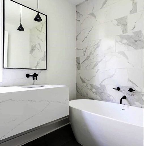 Networx: Quartz, granite and marble in your bathroom remodel