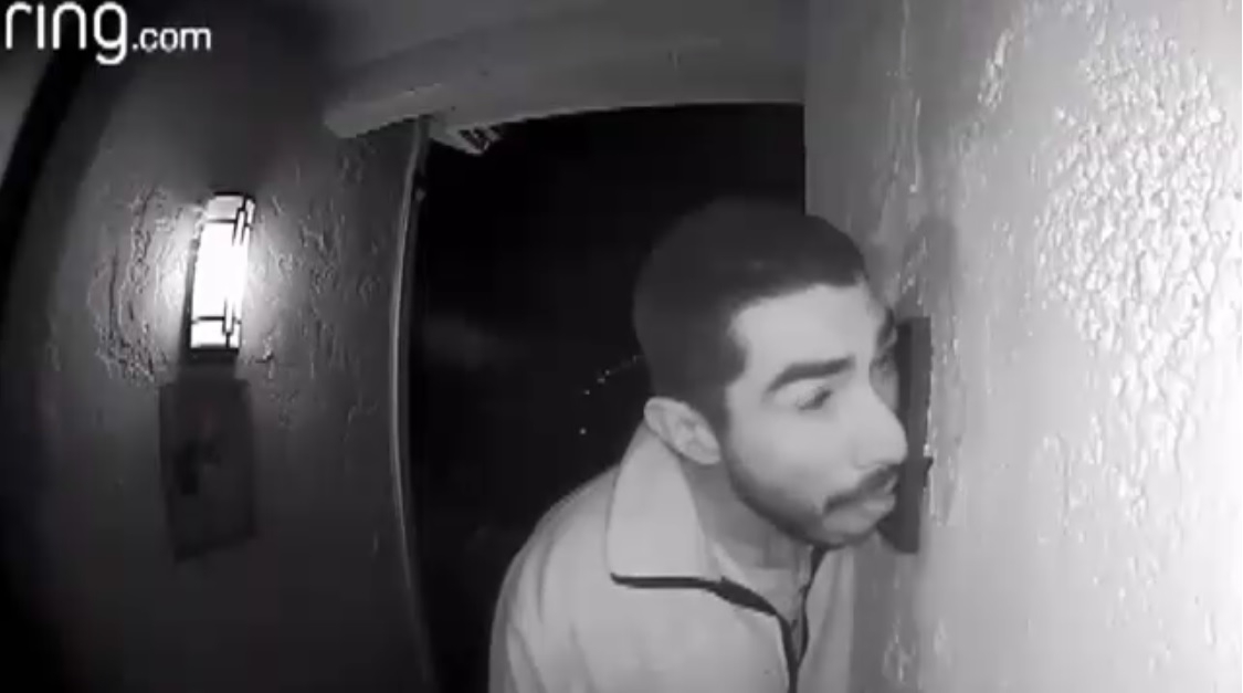 CAUGHT ON VIDEO: Police looking for Calif. man who licked home’s doorbell for 3 hours