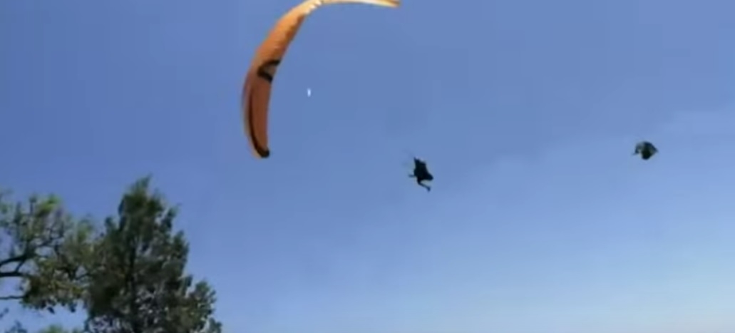 WATCH: Australia paraglider has terrifying encounter with dust devil
