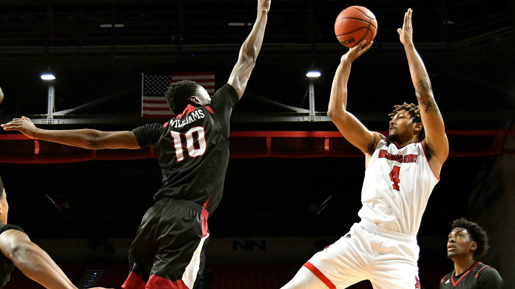 Texas State uses big run to beat Arkansas State 77-64