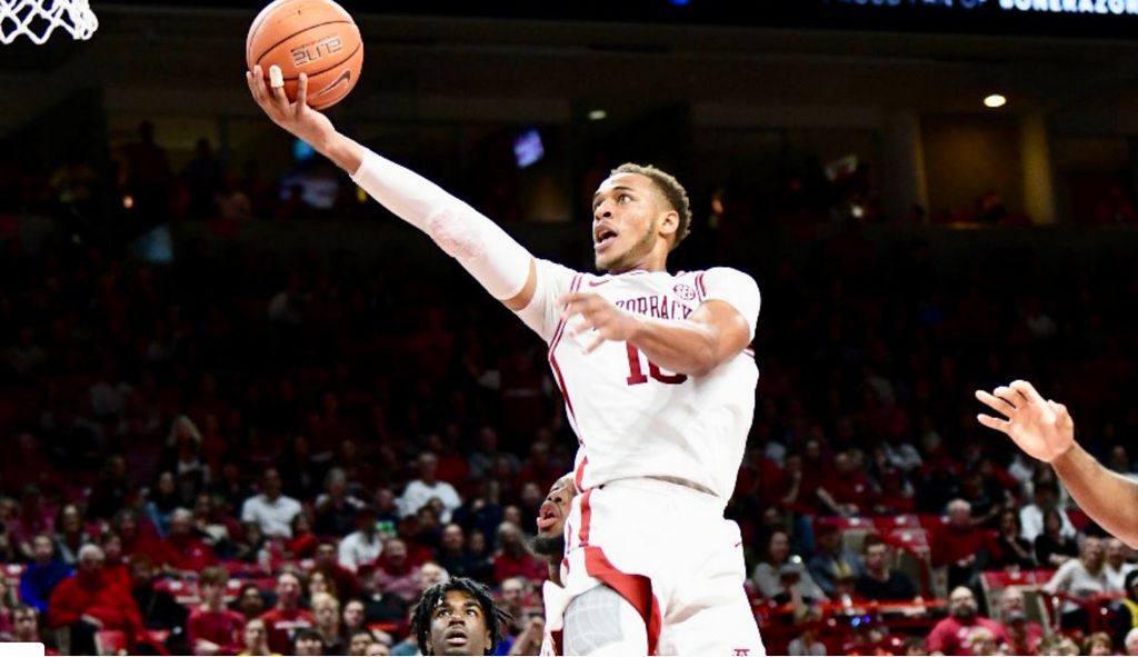 Gafford double-double sparks Arkansas past Alabama, 82-70
