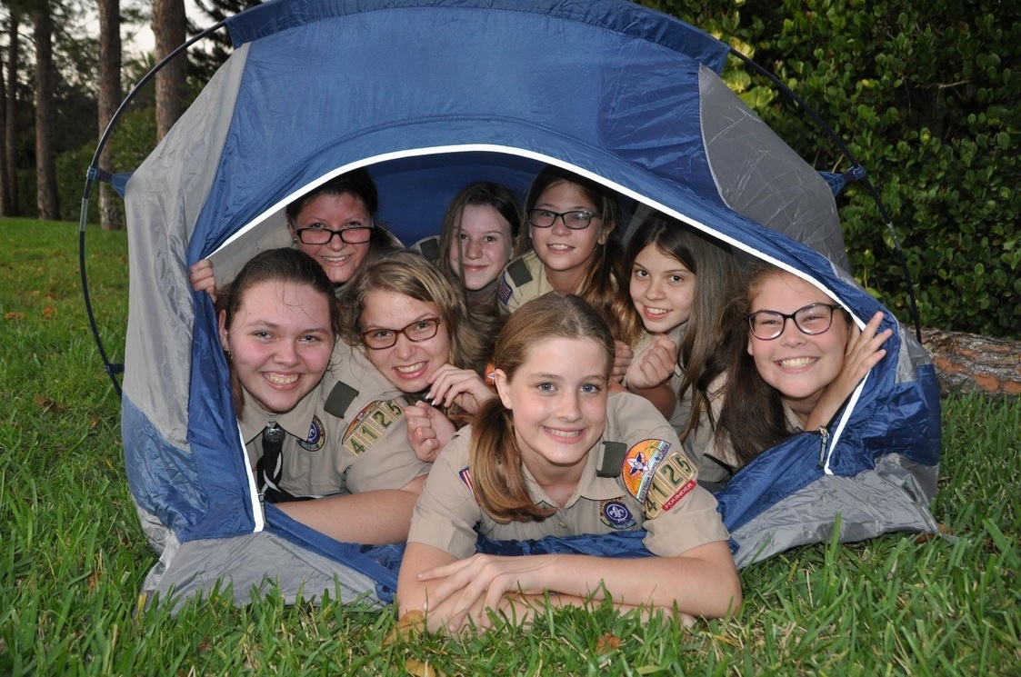 Fla. all-girls Boy Scouts troop among first in U.S.