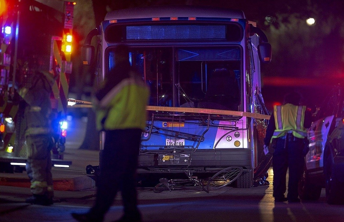 Bus driver charged with manslaughter after hitting, killing cyclist at ...