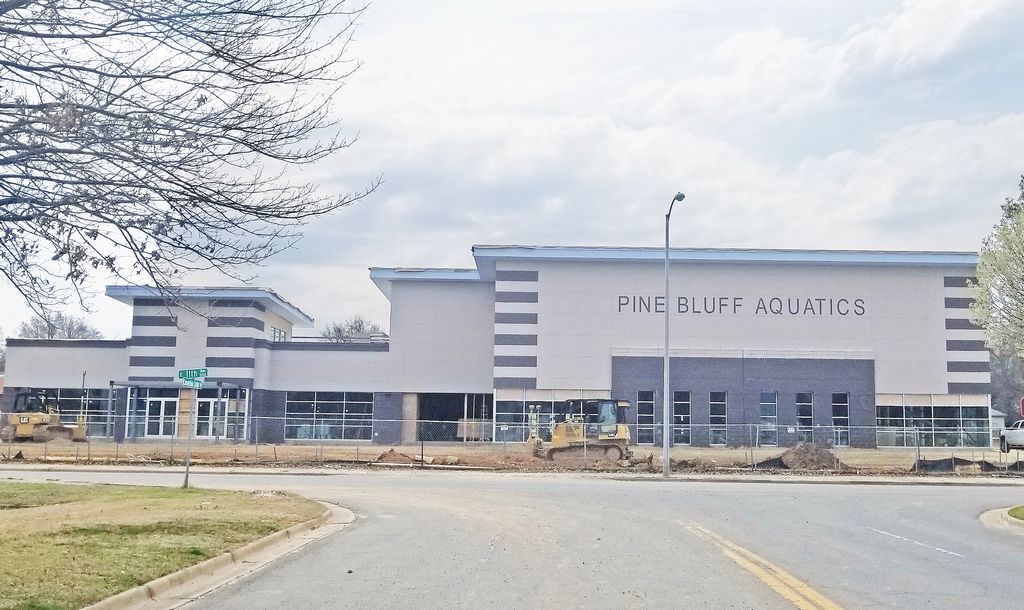 Construction progressing quickly on new swim center