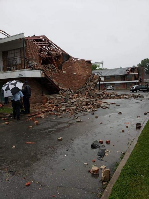 POSSIBLE TORNADO TEARS THROUGH BROADMOOR