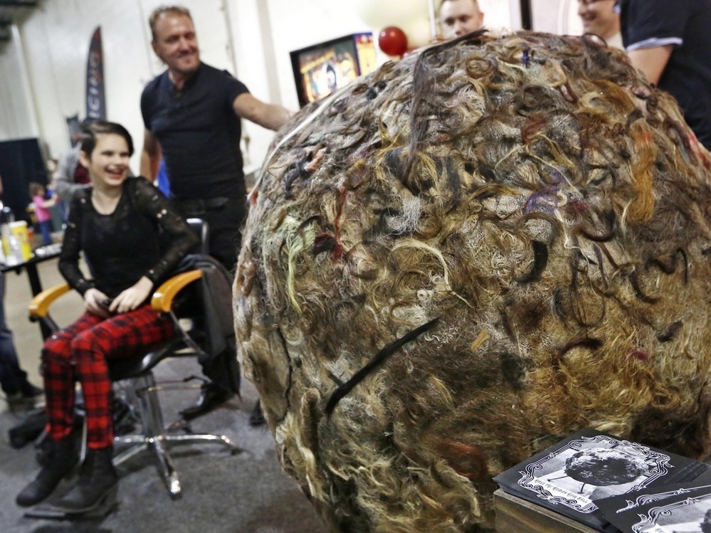 Ohio hair ball is 125 pounds and counting