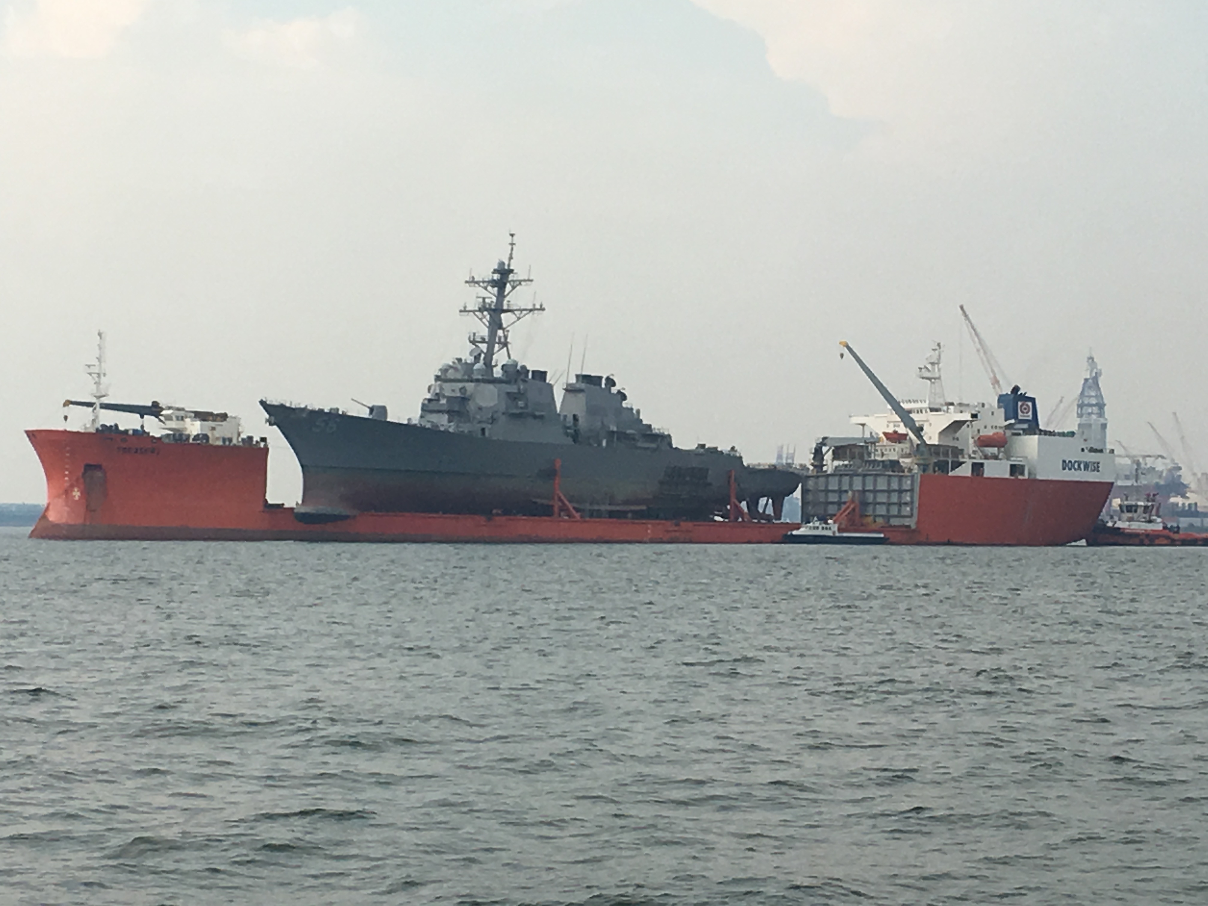 Trump says he had nothing to do with covering up USS McCain’s name