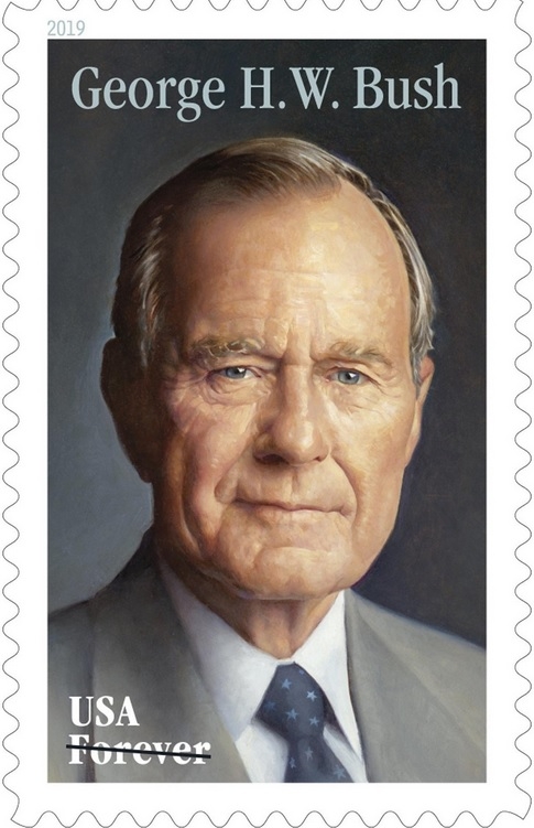 Postal Service honors George H.W. Bush with postage stamp