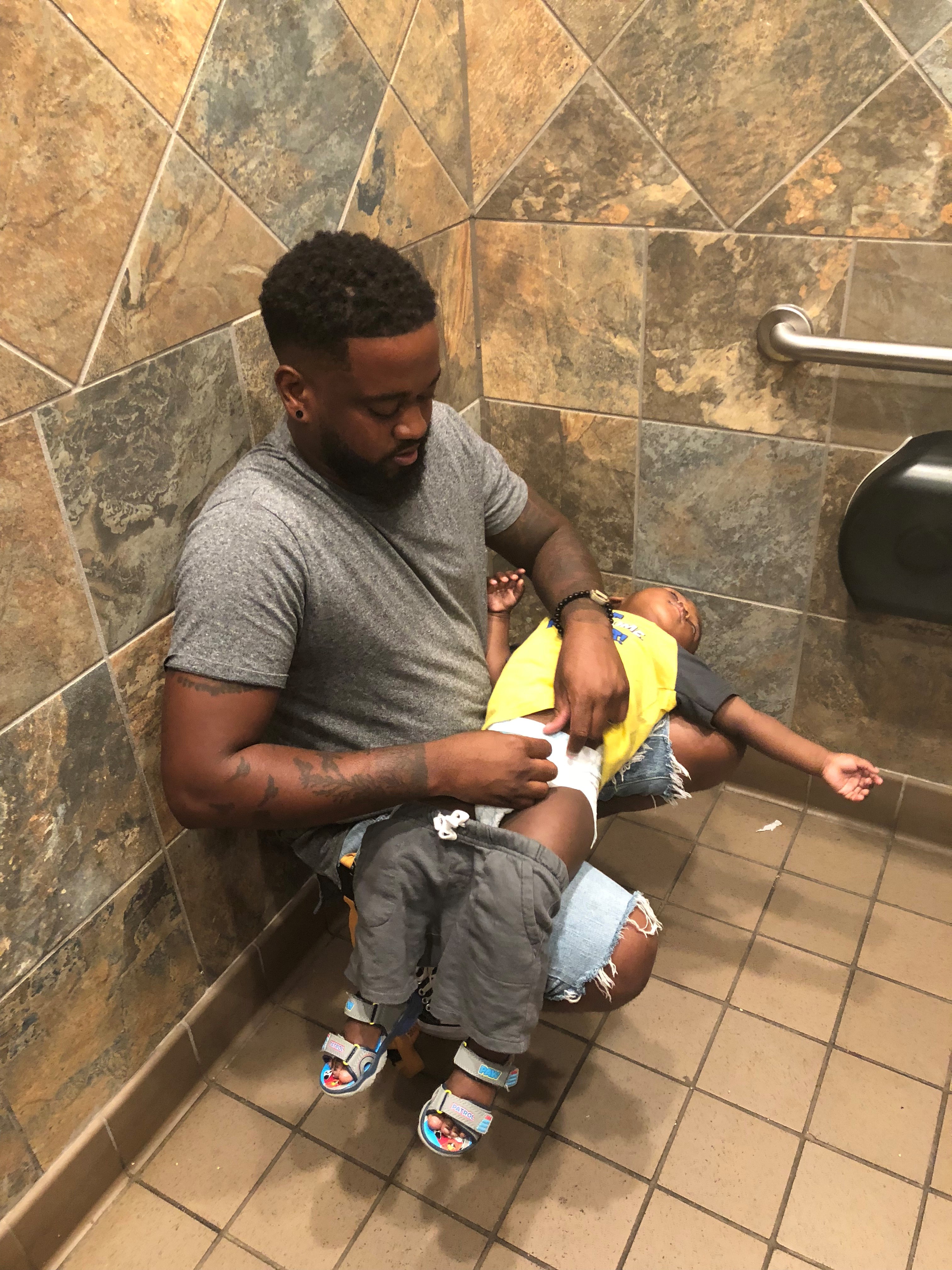 Pampers paying to add 5,000 changing tables in men’s bathrooms