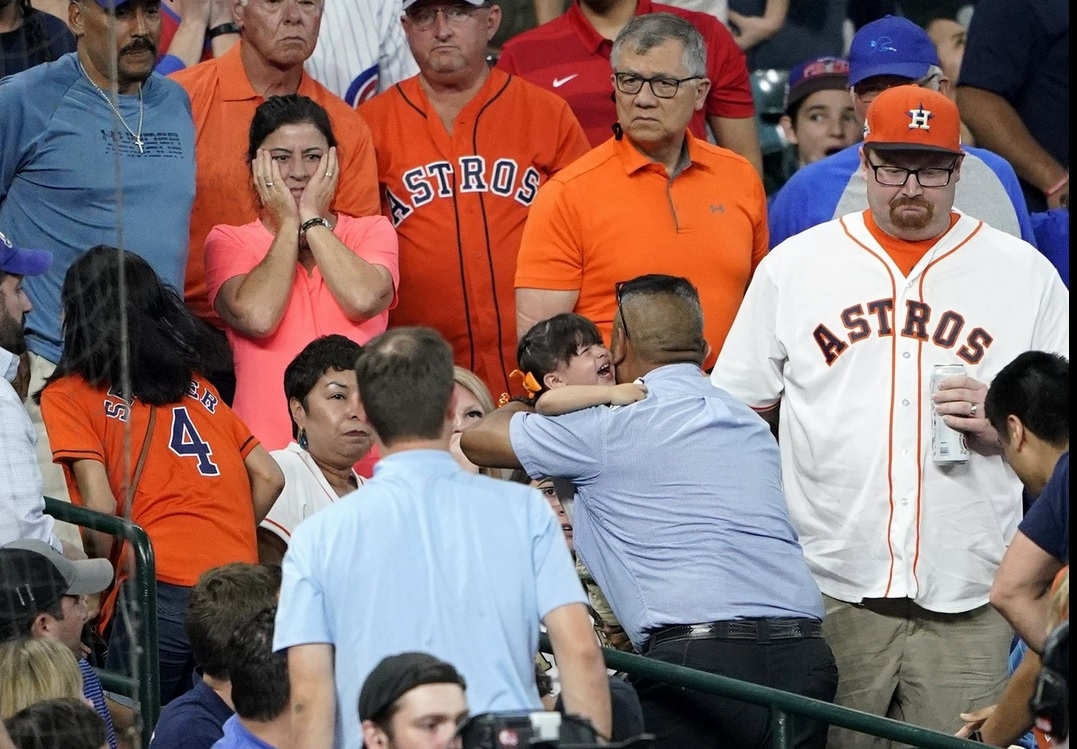 2-year-old girl hit by foul ball at Houston Astros game suffered skull fracture, lawyer says