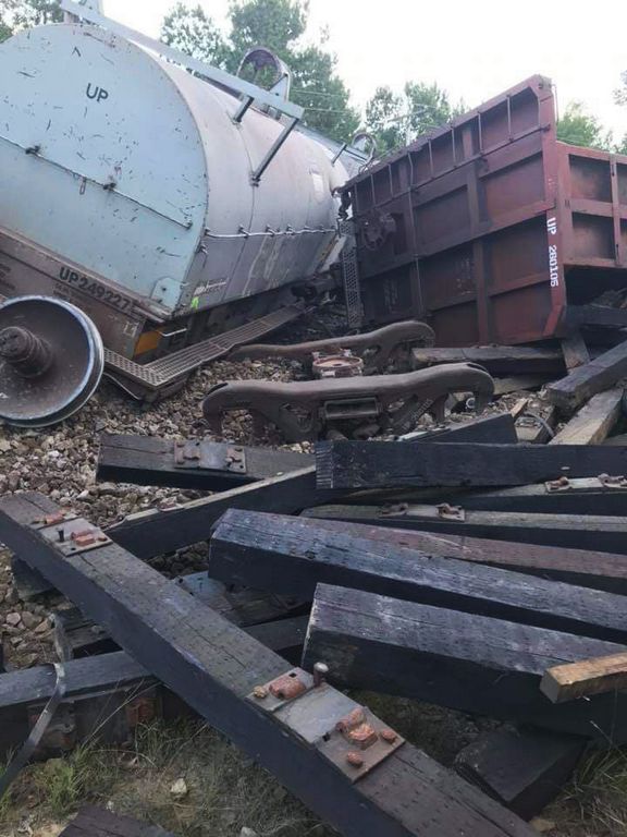 Tracks back open after weekend train derailment