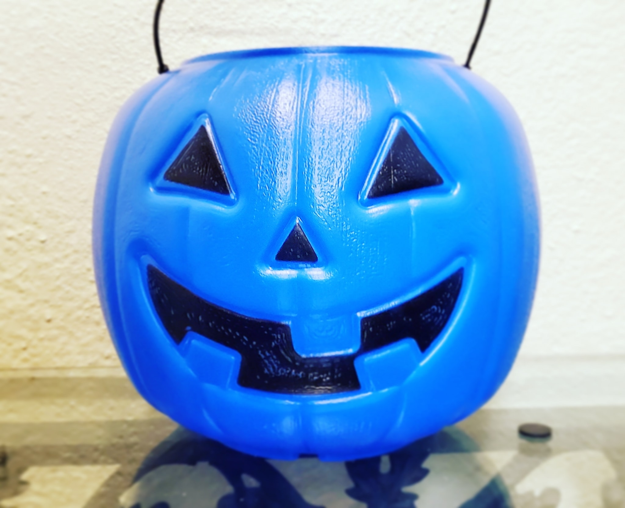 This Halloween, watch for trick-or-treaters with blue pumpkin buckets