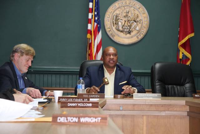New county judge presides over first meeting