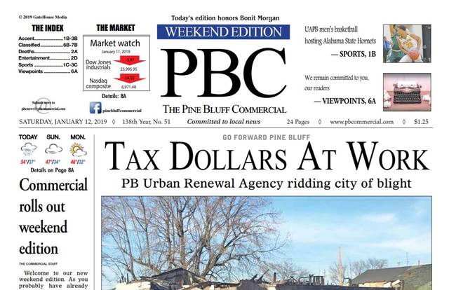 Commercial rolls out weekend edition