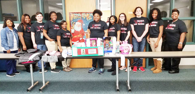 Career center students adopt Salvation Army angel