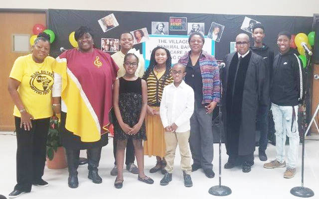 Community members depict famous African Americans