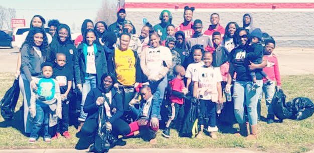 2 mentoring groups host community cleanup