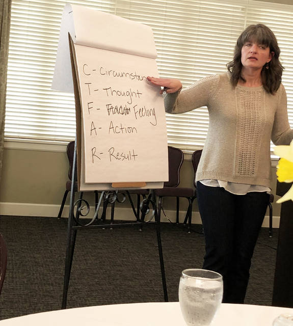 Lifestyle coach addresses Bess Jenkins Club