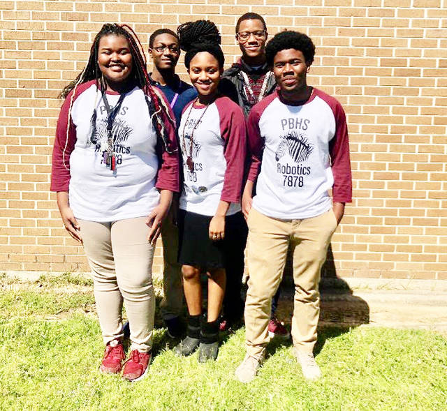 Pine Bluff High students participate in first robotics contest