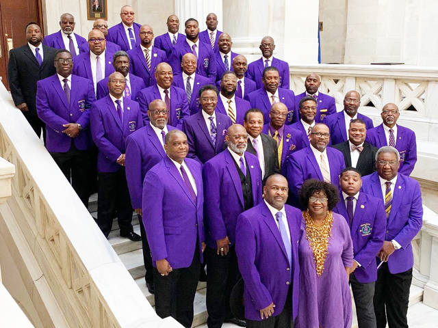 Omega Psi Phi members visit state Capitol