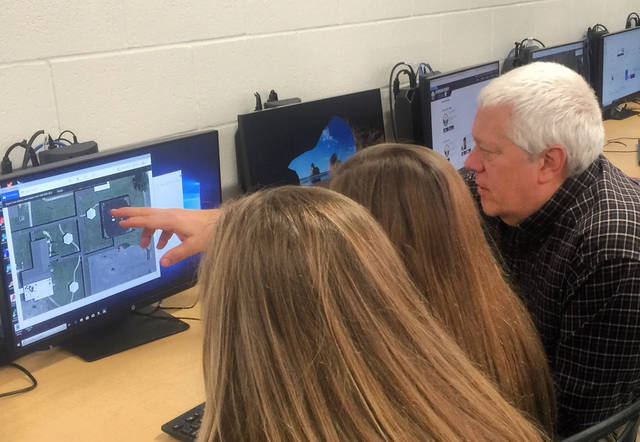 WH Middle School EAST students design awning