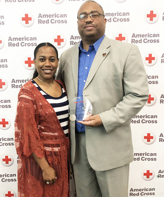 Red Cross presents Pine Bluff fire department Hero Award