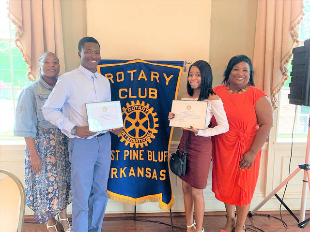 Dollarway students at Rotary
