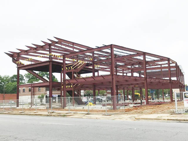 Pine Bluff library topping ceremony to mark milestone, officials say