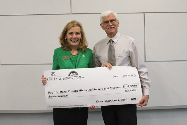 Drew County Historical Society award