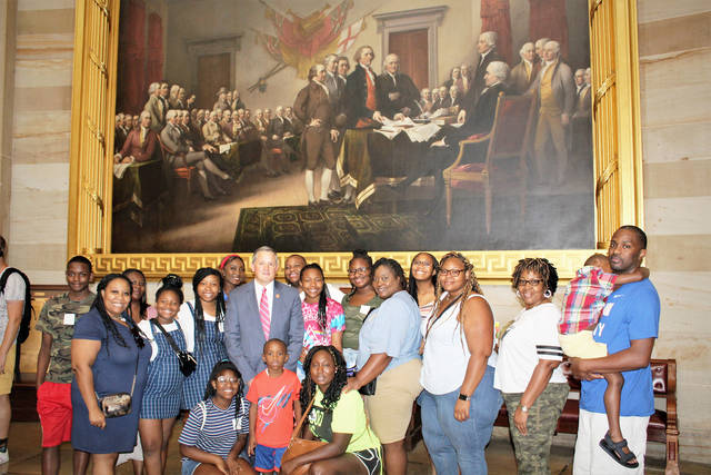 Visiting the congressman