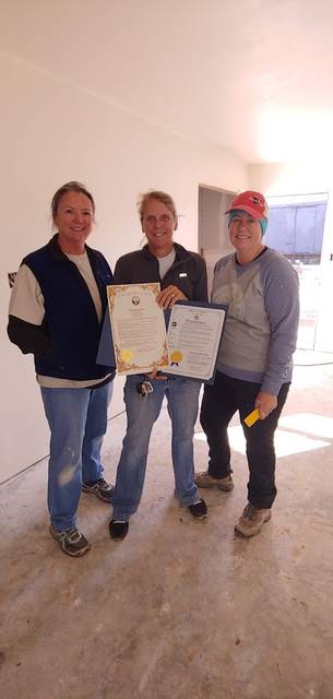 RV Care-A-Vanners Assist with Habitat for Humanity home in Pine Bluff