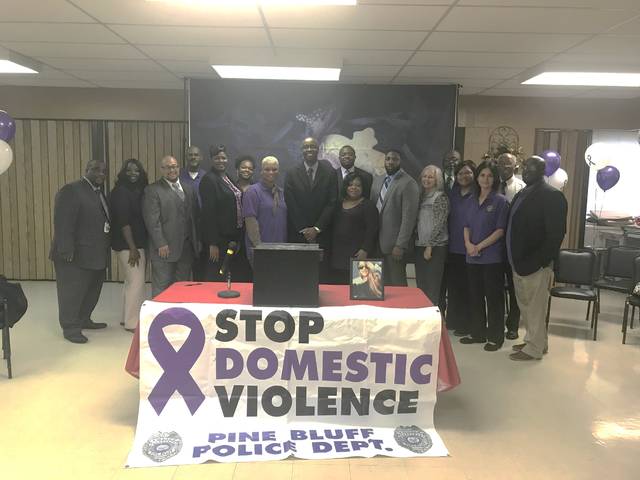 Juvenile Court staff supported domestic violence walk