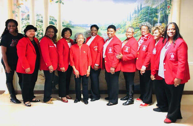 Delta Sigma Theta Sorority visits the Villages of General Baptist Health Care (west)