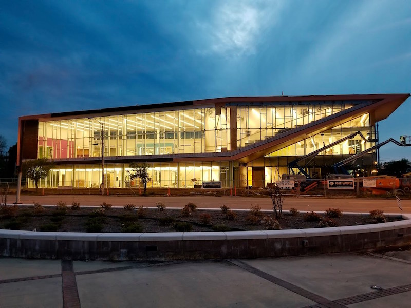 Amid Covid crisis, new library takes shape