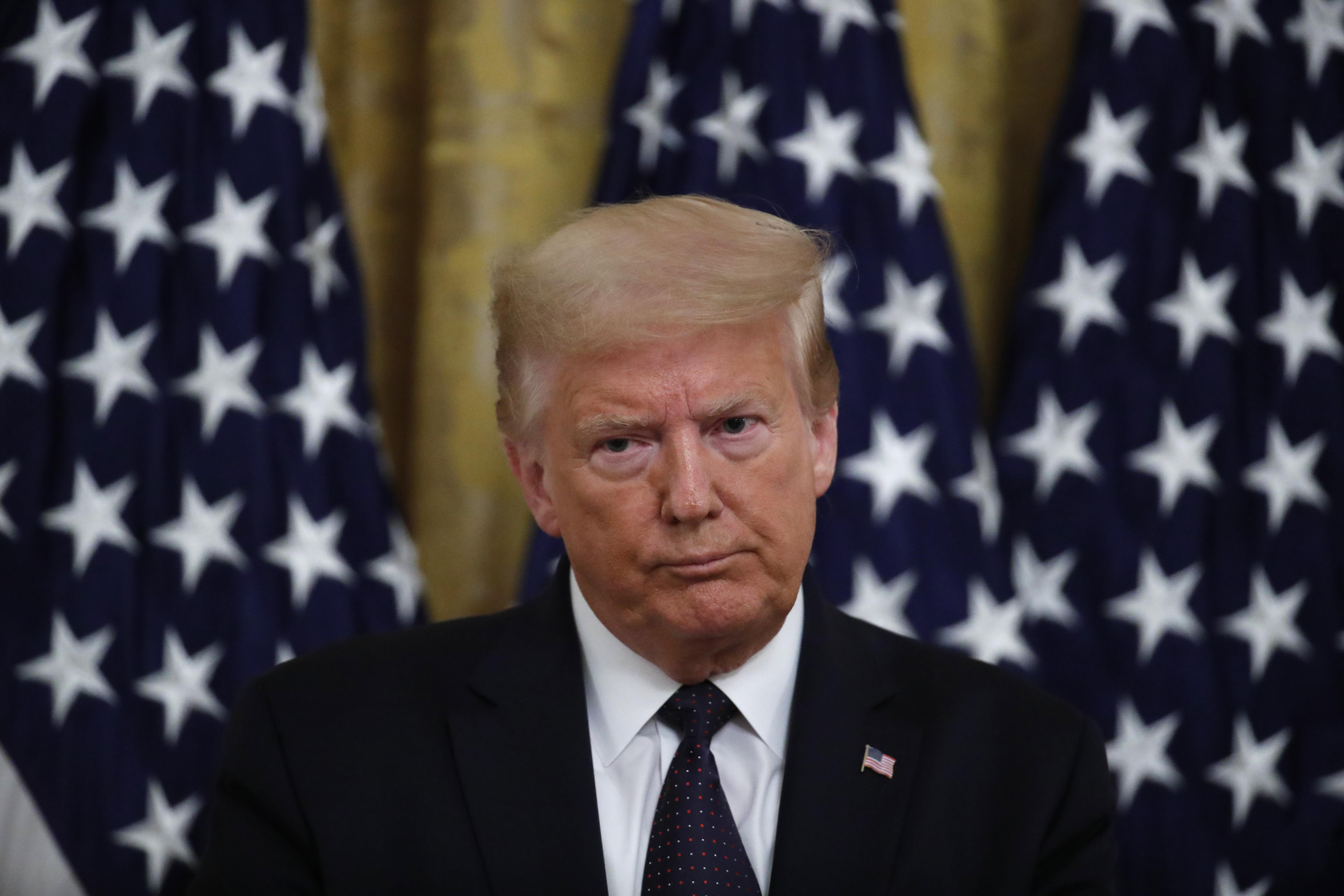 President Trump says police treated unfairly