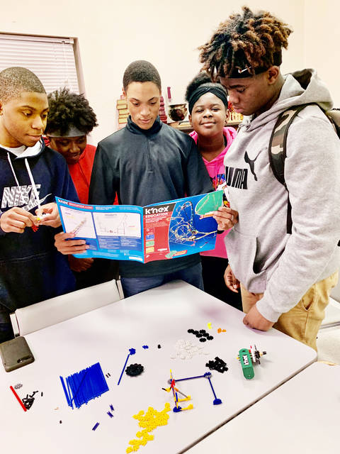 Ivy Center students conduct roller coaster project