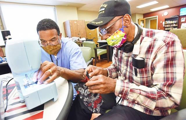 Veterans make masks, help other vets in VA sewing project